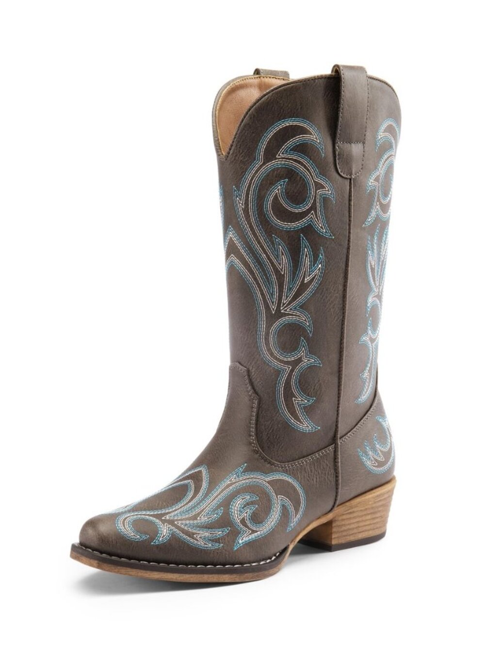 Women's Cowboy Cowgirl Mid Calf Boots